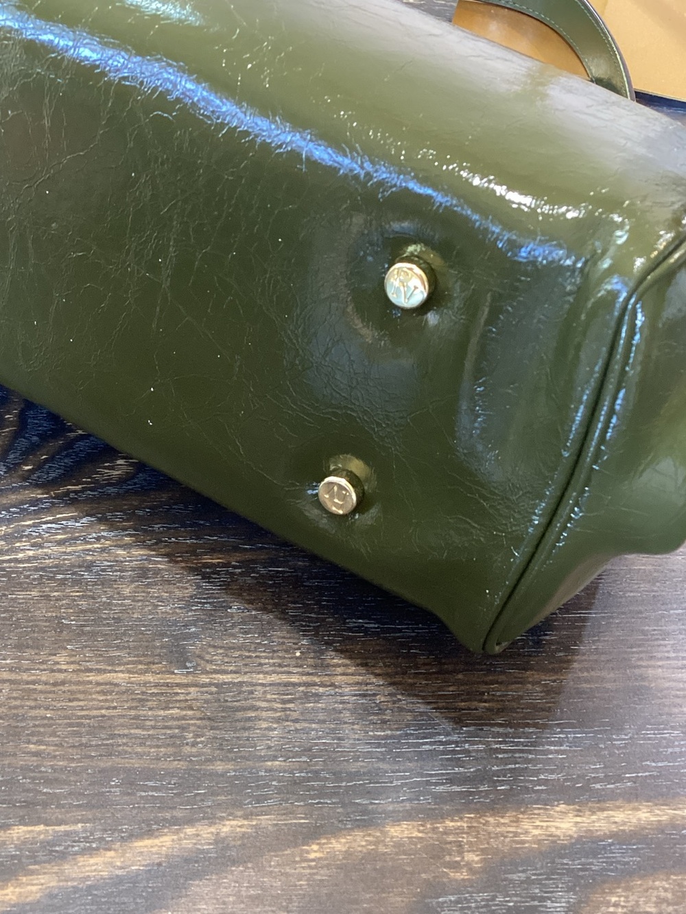 Frances Valentine Katherine Frame Leather Handbag - Picture 5 of 13